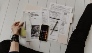 Price tags and numbers illustrating anchoring bias
